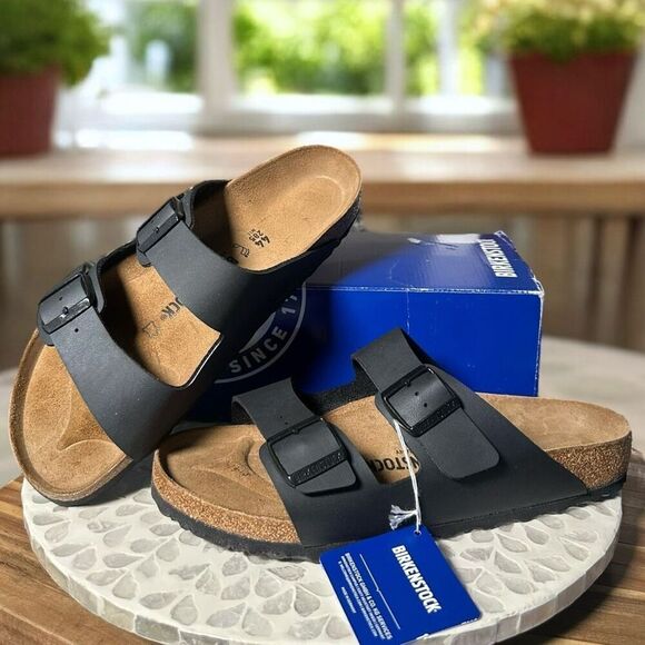 Birkenstock Shoes - Birkenstock Arizona Regular Fit two Strap Sandal Slide Size 44 EU